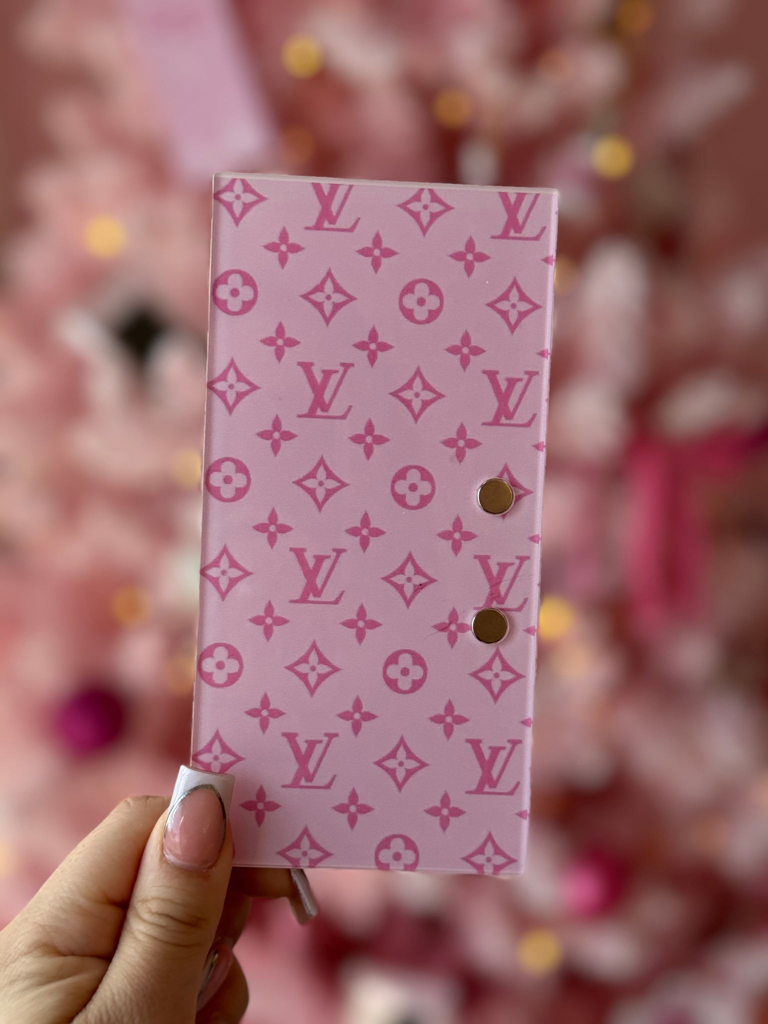 Inspired Pink  LV Lash Tile