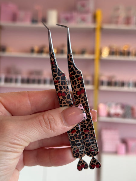 Cheetah Cherry Tweezer