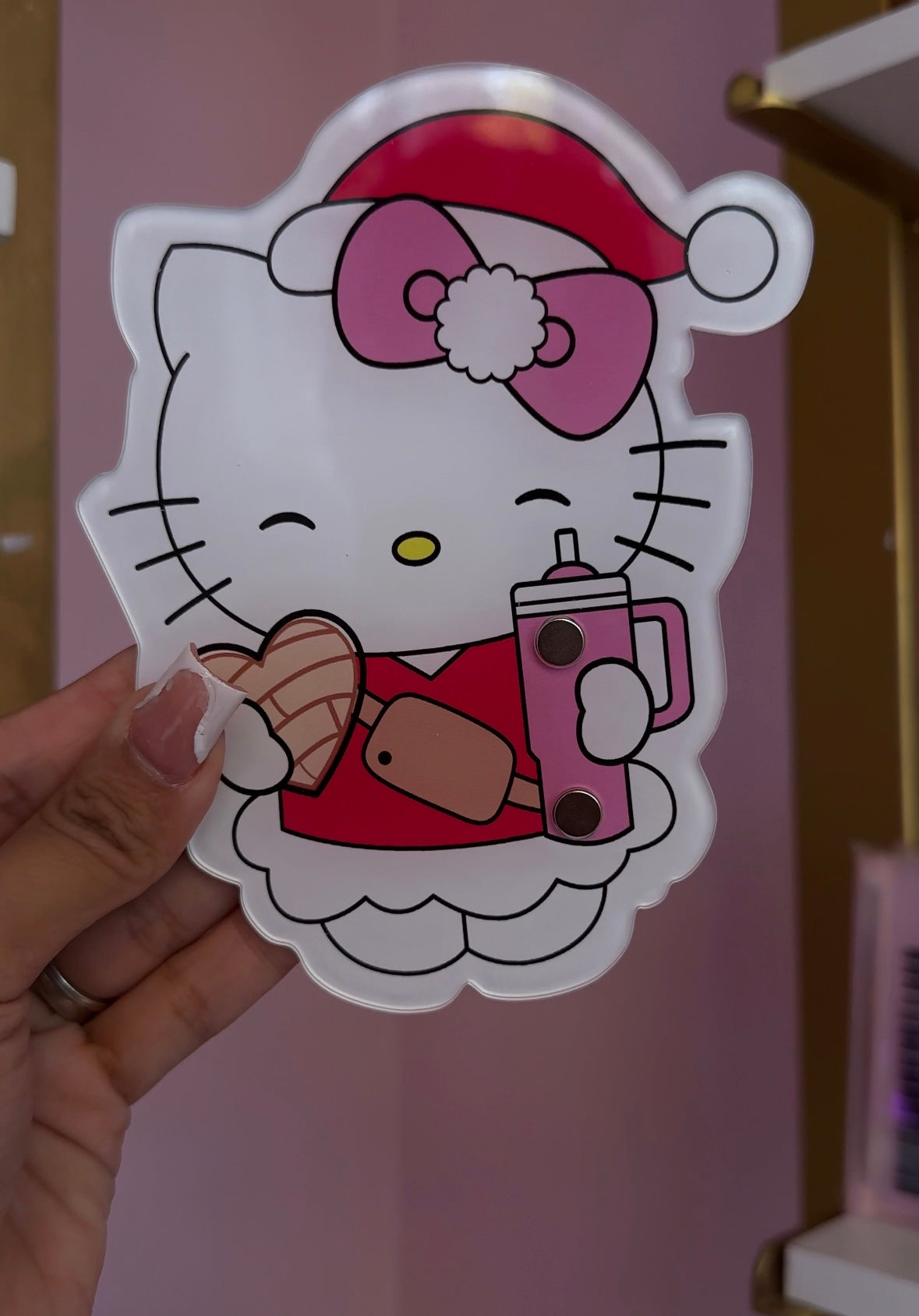 Winter girl Hello Kitty Tile