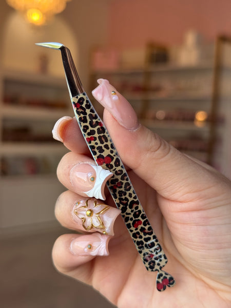 Cheetah Cherry Tweezer