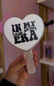 In my lash artist era bling mirror