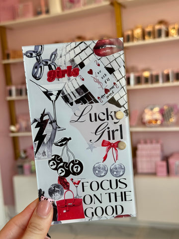 Lucky girl tile