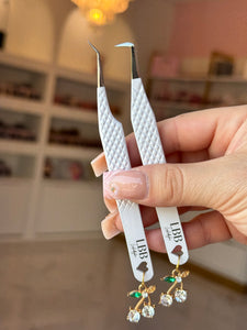 White Cherry Charm tweezer