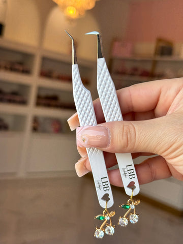 White Cherry Charm tweezer