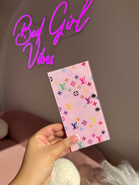 LV inspired lash tiles