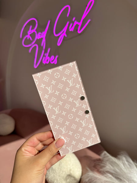 LV inspired lash tiles