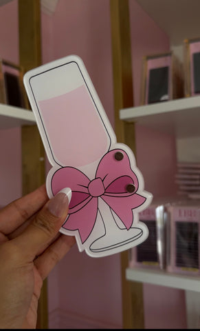 Mimosa Bow Tile 🎀