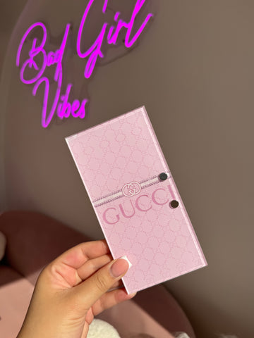 Gucci inspired lash tile