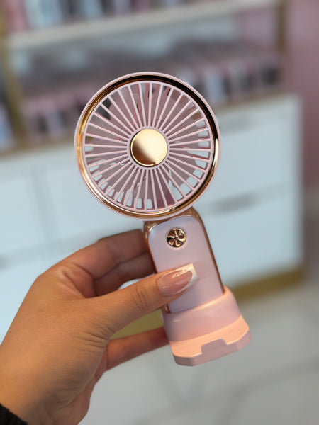 Golden portable fan ✨