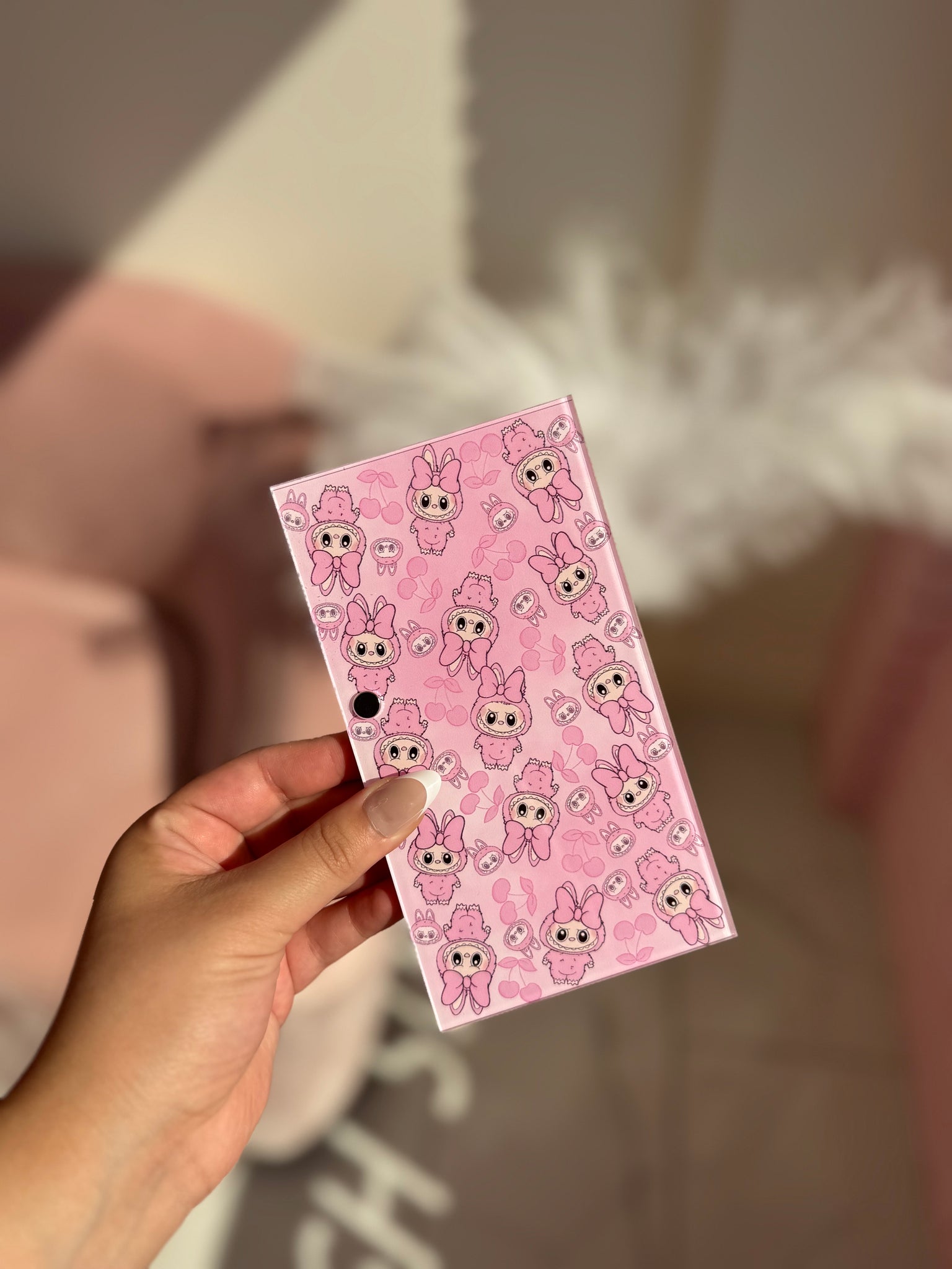Labubu Pink Cherry Lash Tile