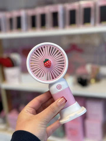 Strawberry Portable fan 🍓