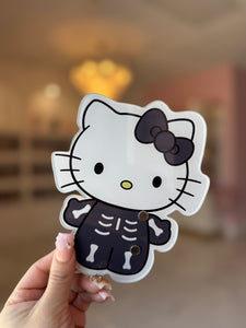 Hello Kitty Skeleton Halloween Lash Tile