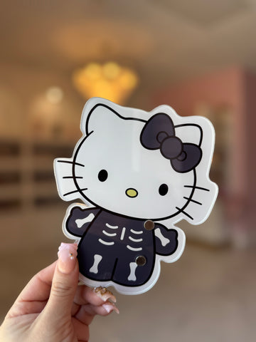 Hello Kitty Skeleton Halloween Lash Tile