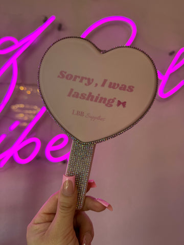 Sorry I was Lashing Mirror 🎀