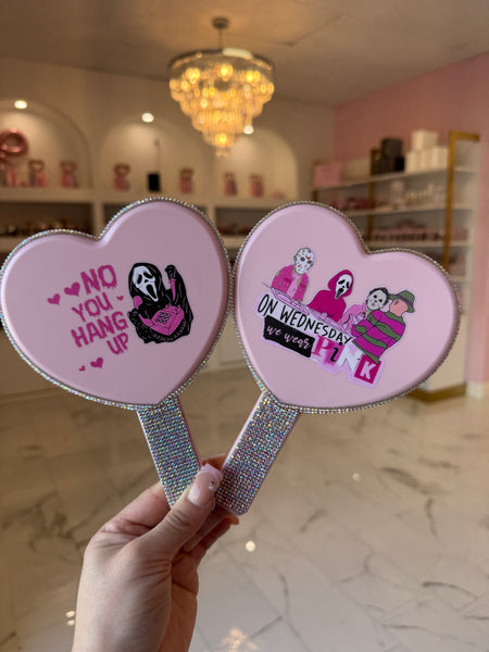 Bling Heart Horror Mirrors🩷