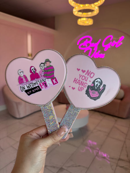 Bling Heart Horror Mirrors🩷