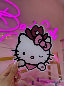 Hello Kitty Cowgirl tile