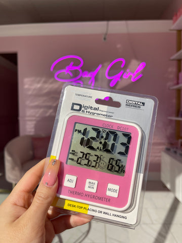 Pink Digital thermometer
