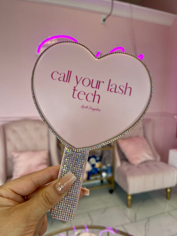 Bling Call Your Lash Tech Mirror